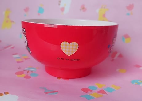 1994年SANRIO🎀キティちゃんのプラスティックお椀