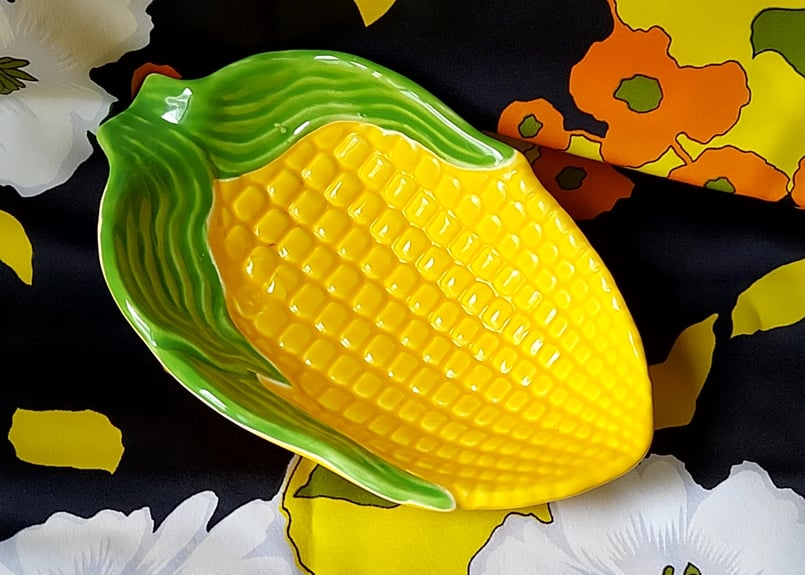 トウモロコシ小皿 陶器のとうもろこし深皿 | あんちーくKIDAN STORE