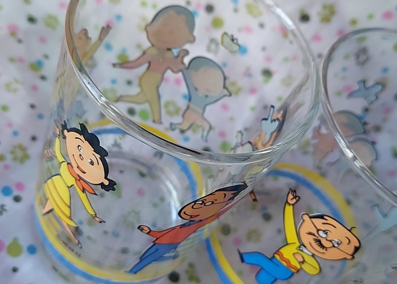 佐々木ガラス・サザエさんグラス | あんちーくKIDAN STORE