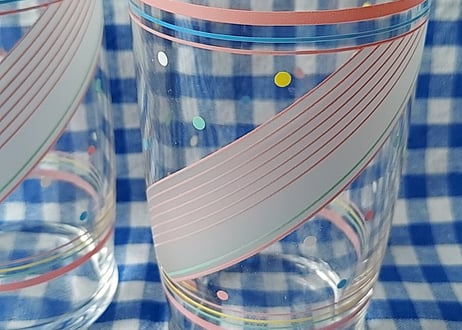 Fancyな水玉のグラス