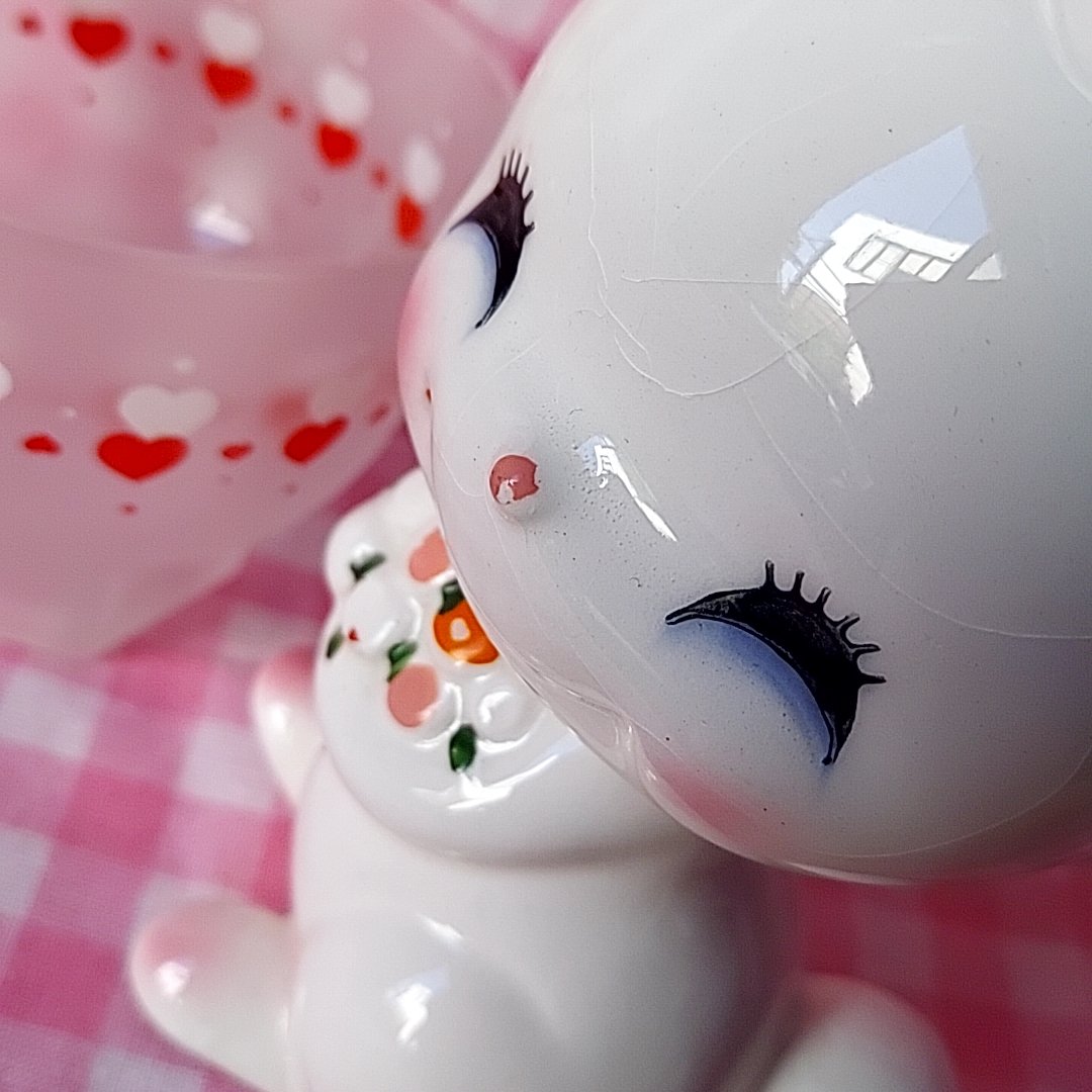 内藤ルネ・うさぎの陶器貯金箱 | あんちーくKIDAN STORE