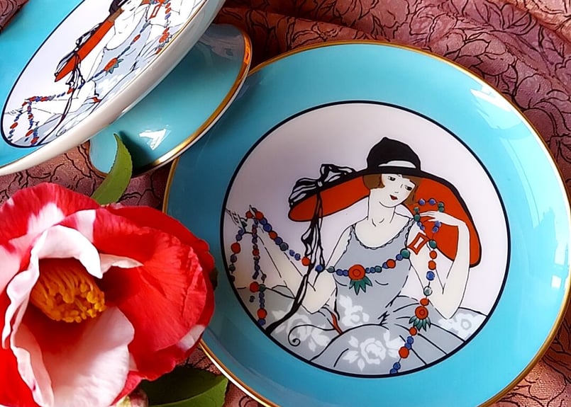 ノリタケ・ミュージアムコレクション🌸コンポート皿 | あんちーくKIDAN