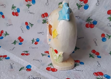 りんごのお家🍎女の子の陶器の貯金箱