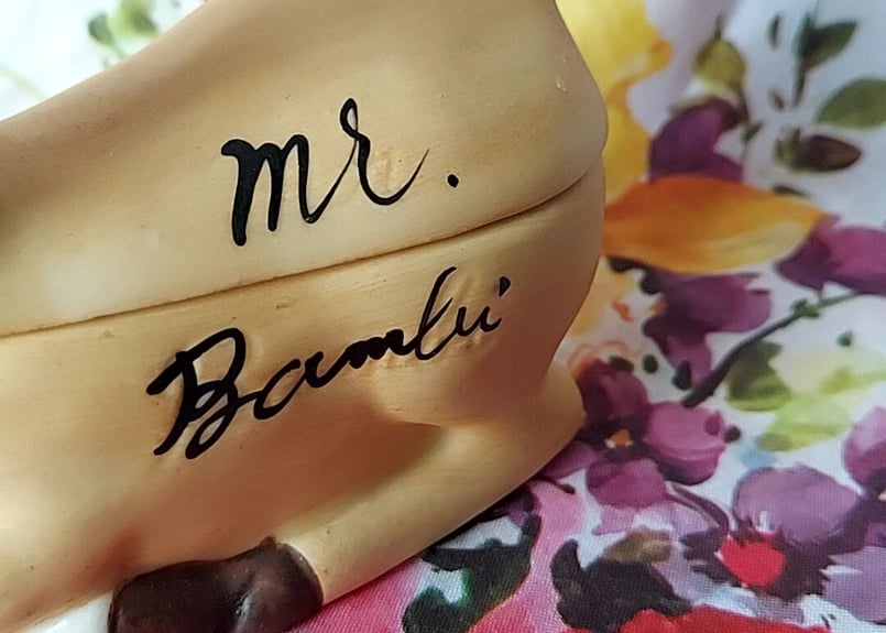 SWIMMER・瀬戸陶器、バンビの小物入れ | あんちーくKIDAN STORE