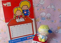 1976年・SANRIOパティ＆ジミーの時間割ハガキ