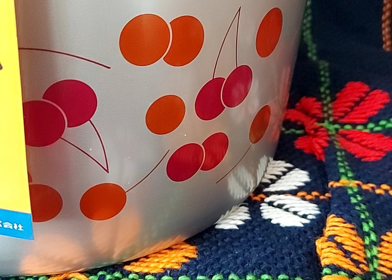 さくらんぼ柄🍒アルミの両手鍋 | あんちーくKIDAN STORE