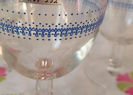 アデリア✩.*˚クルクルコードのワイングラス