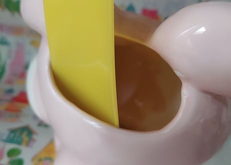Fancy🩷ᩚうさぎの陶器、靴べら入れ ピンク