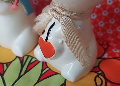 かばのペア陶器🩷ᩚ置物