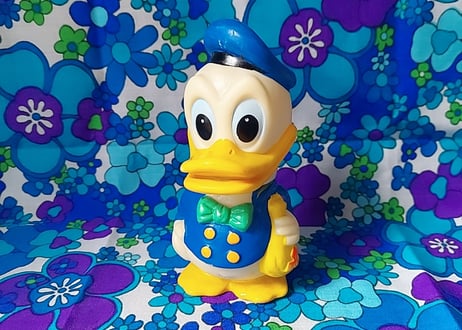 三菱銀行×Disney•ドナルド ソフビ貯金箱