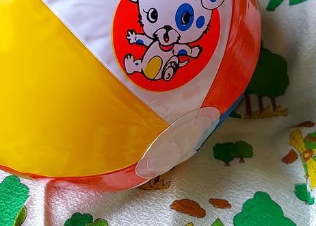 レトロアニマル柄🌼*･ビニールボール