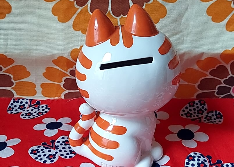 内藤ルネ　JON 陶器　箱入り Amazon.co.jp: ルネ RUNE 陶器 JON レトロ 内藤ルネ 昭和 置き物