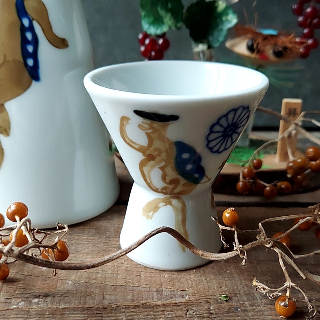 徳利と猪口 清酒力士 猪口徳利セット（猪口1ケ＋徳利1本） - piquant