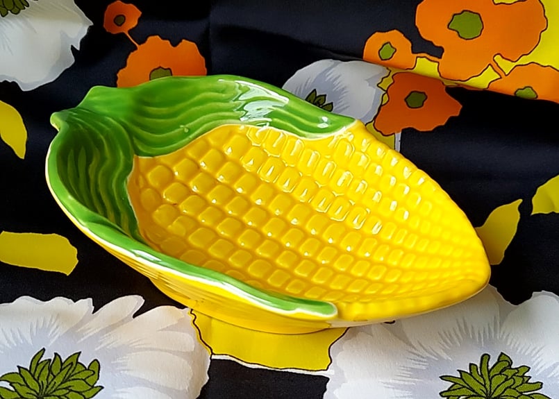 トウモロコシ小皿 陶器のとうもろこし深皿 | あんちーくKIDAN STORE