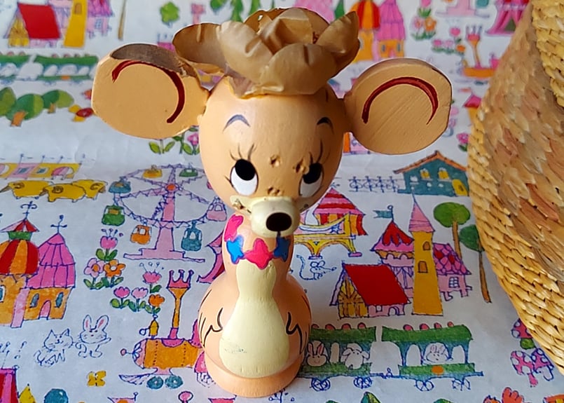 希少美品【Disney まんがこけし】59体‼︎ 60's ビンテージ 昭和レトロ 昭和レトロ ディズニーまんがこけし ミッキーマウス ヴィンテージ 日本