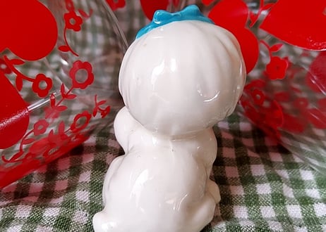 海外輸出向け、常滑陶器❤鬼太郎ヘアのワンチャン