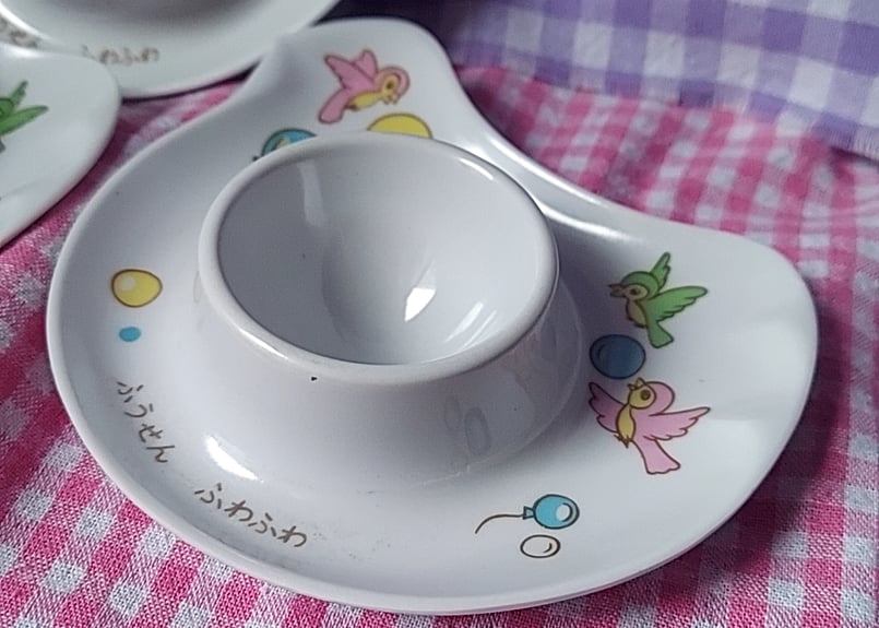 ノリタケメラミン・お子様用エッグスタンド | あんちーくKIDAN STORE