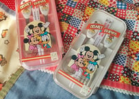 Disney🐭ミッキーのお弁当用カトラリーセット 白