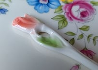 薔薇のミルク硝子フォーク