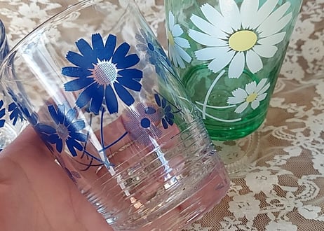 アデリア・ブルーマーガレットグラス💙