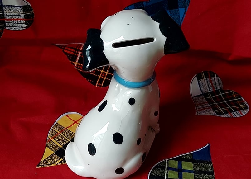 Disney・101匹わんちゃん陶器の貯金箱 | あんちーくKIDAN STORE