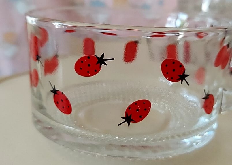 sanrio・ストロベリーファンタジア、ガラスカップ | あんちーくKIDAN STORE