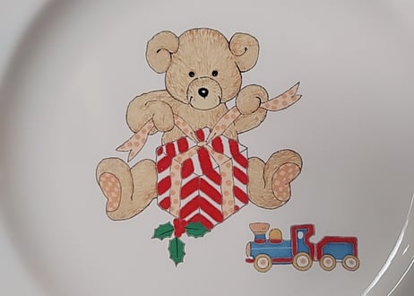 MIKASA🧸テディベアのXmasプレート🎄