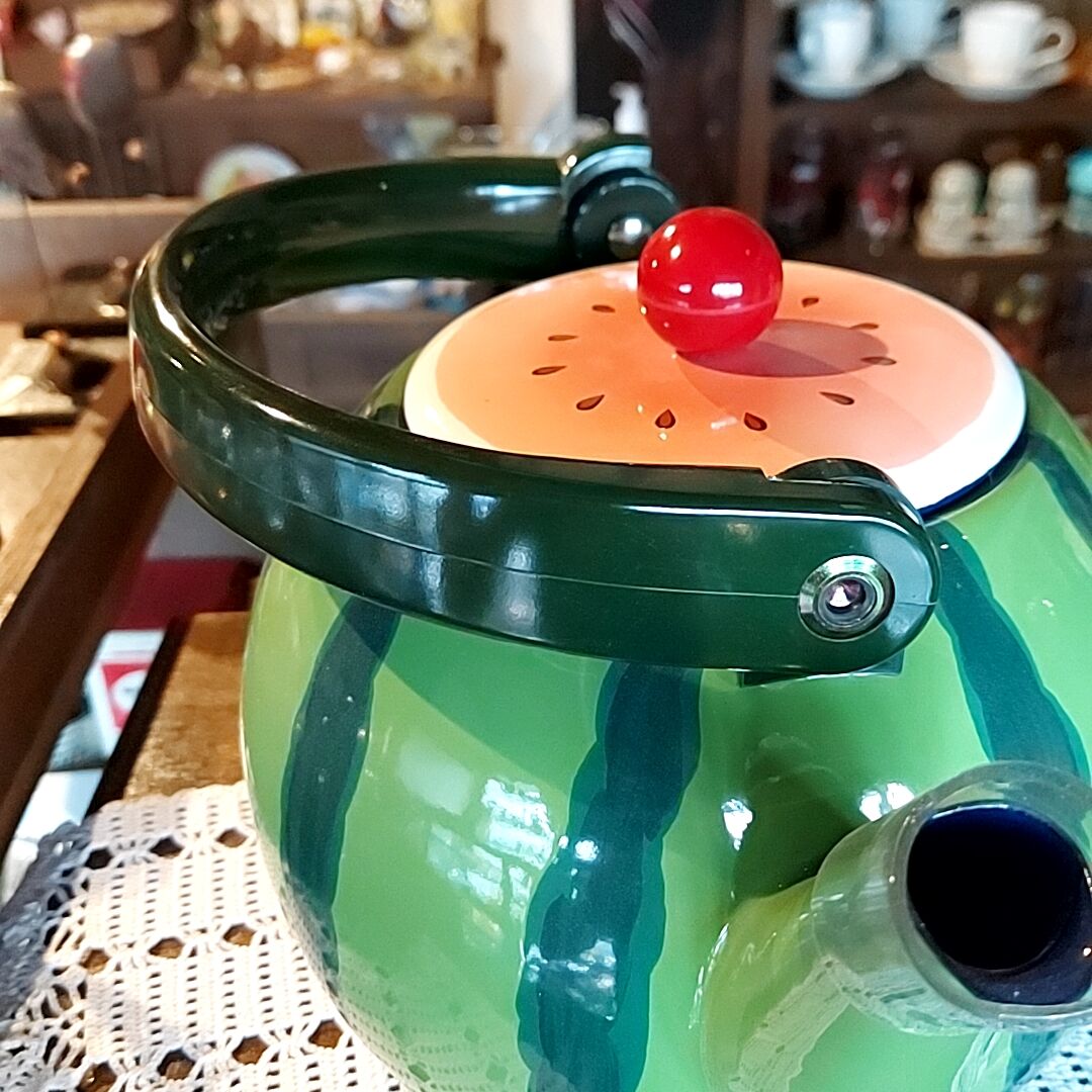 EJIRY☆デッドストック☆スイカのホーローケトル | あんちーく EJIRY☆デッドストック☆スイカのホーローケトル | あんちーく