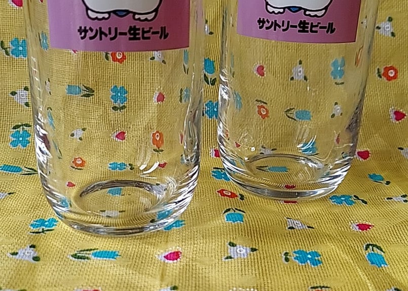 80年代・パピプペンギンズ🐧サントリーグラス ガール | あんちーく