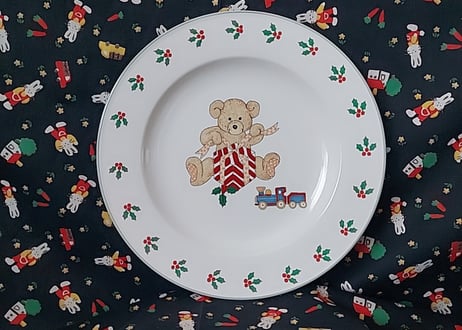 MIKASA🧸テディベアのXmasプレート🎄