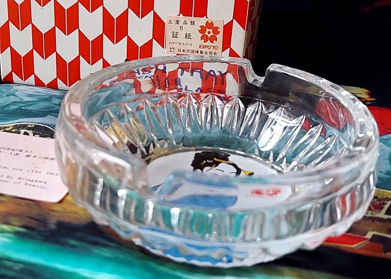 大阪万博 EXPO70　ブルガリア製　主菓子器　小物入れ　ヴィンテージ 大阪万博 EXPO70 ブルガリア製 主菓子器 小物入れ ヴィンテージ
