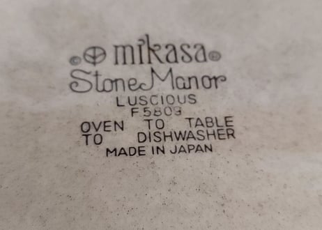 MIKASA★イチゴのストーンウェア 大皿