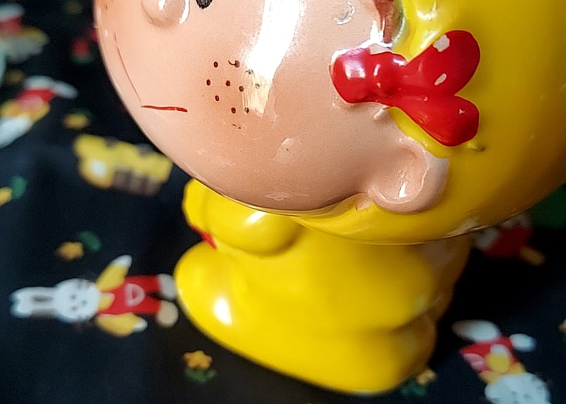 Sanrio・水森亜土🐰うさぎの被り物女の子貯金箱 | あんちーくKIDAN STORE