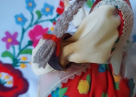 レトロな女の子👧💗ソーイングDOLL