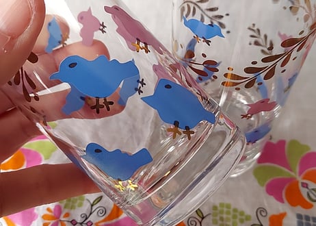 チープな鳥さんのゾンビグラス🐦