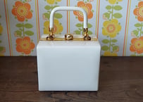 1970´s✨白エナメルBOXbag