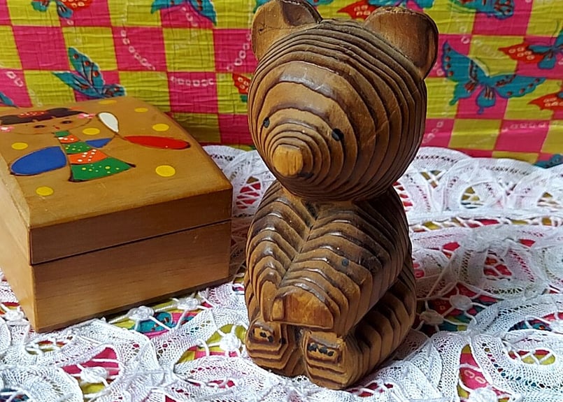 北海道 工芸品 熊ボッコ 2体セット 高さ25.2/21.7cm 木彫りの熊 民芸品 熊 木彫り 北海道土産 木彫 彫刻 札幌市中央区 南12条店 北海道で出会った『熊ボッコ』という木彫りの熊🐻🐻 定番の木彫りの熊