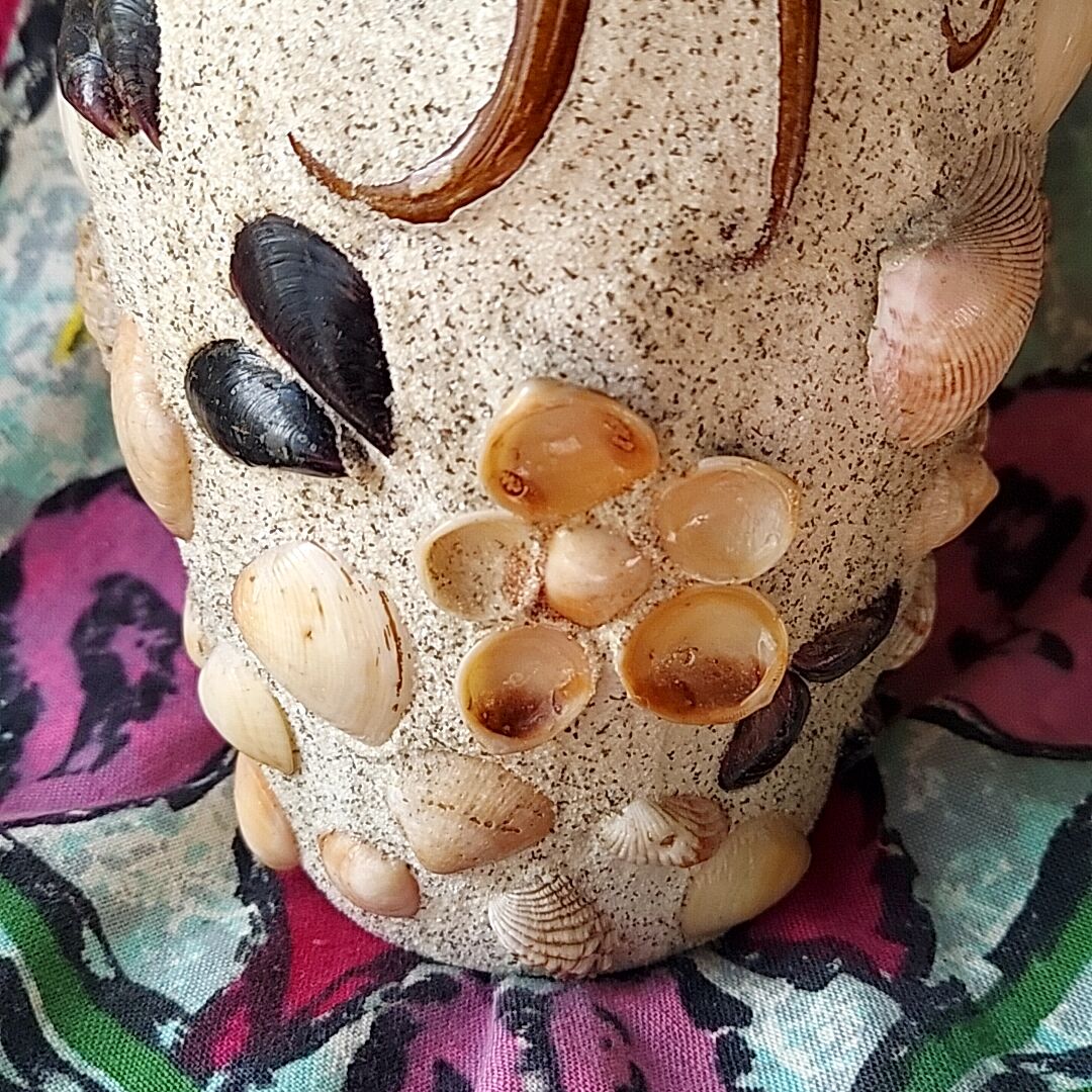 蛸壺 タコ壺 置物 タコとたこ壺の置物 ペン立て 一輪挿し 和紙インテリア