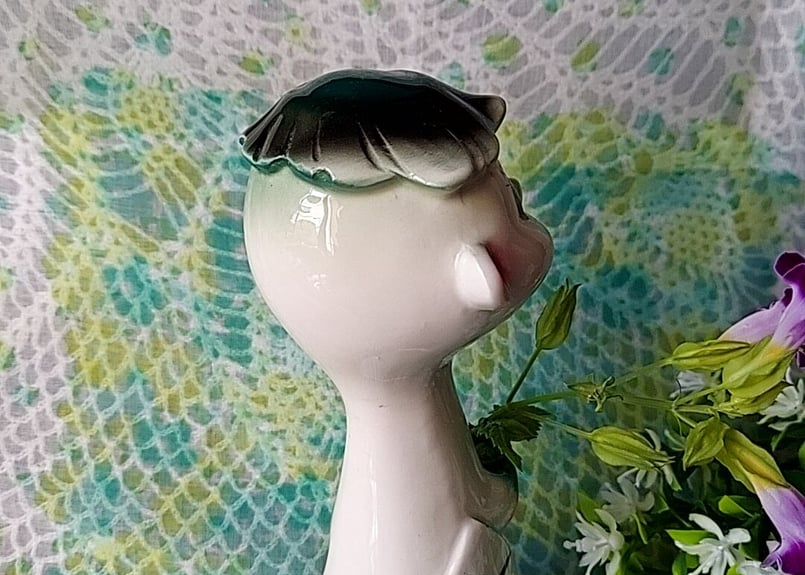 お花みたいなお沙羅の河童陶器 | あんちーくKIDAN STORE