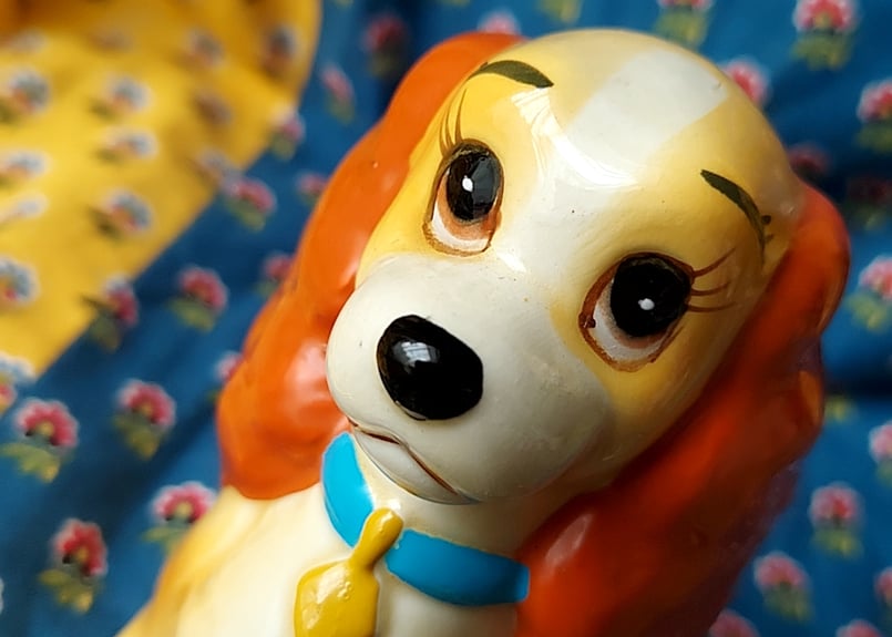 Disney・わんわん物語🐶レディ置物 | あんちーくKIDAN STORE