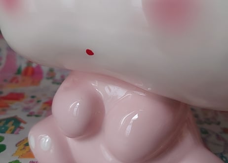 Fancy🩷ᩚうさぎの陶器、靴べら入れ ピンク