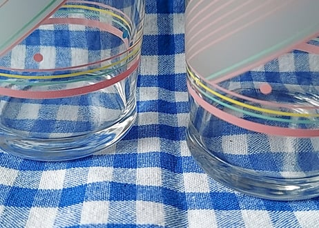 Fancyな水玉のグラス
