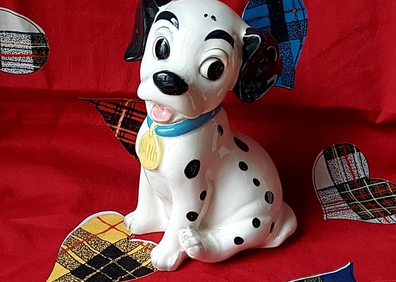 Disney・101匹わんちゃん陶器の貯金箱 | あんちーくKIDAN STORE