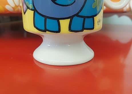 カラフルでポップなゾウ🌼*･スタンドマグカップー