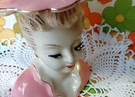 50年代★ヘッドベース ピンク大