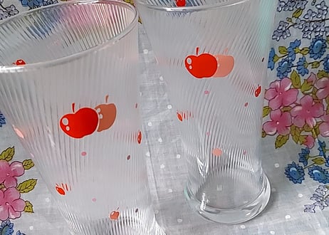 HOYA硝子・りんごのパフェグラス🍎