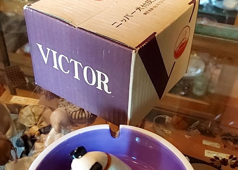 箱付き!!Victor犬。ニッパー灰皿 | あんちーくKIDAN STORE