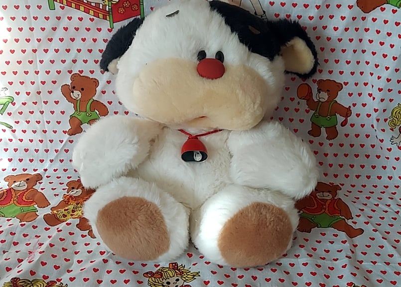 オオイケ🐮モーモー牛 ぬいぐるみ | あんちーくKIDAN STORE