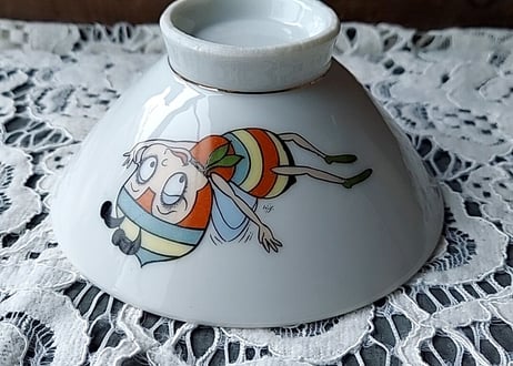 30年代✩.*˚みつばちハッチ茶碗