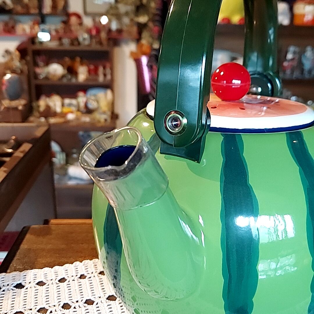 EJIRY☆デッドストック☆スイカのホーローケトル | あんちーくKIDAN STORE